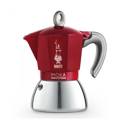 Coffee maker Bialetti Ã¢New Moka Induction 6-cup RedÃ¢