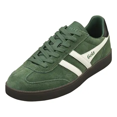 (9) Gola Viper Mens Casual Trainers in Green White