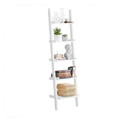 SoBuy FRG17-W, Tiers Ladder Shelf Wall Shelf Bookcase Storage