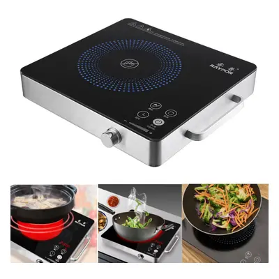 2200W Electric Induction Cooker Cooktop Kitchen Burner Portable Home Countertop Cooker