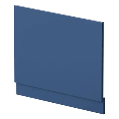 700mm Straight Reversible Bath End Panel & Plinth - Satin Blue