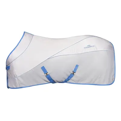 (5', White/Blue) Weatherbeeta Air-Tec Standard-Neck Horse Cooler Rug