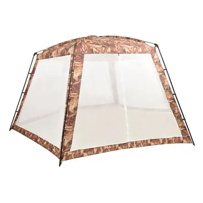 vidaXL Pool Tent Fabric 660x580x250 cm Camouflage Pool Sun Shelter Party Pent