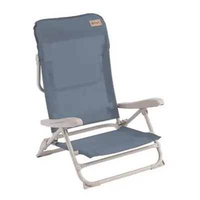 Outwell Folding Beach Chair Ocean Blue Outdoor Patio Campsite Camping Seating