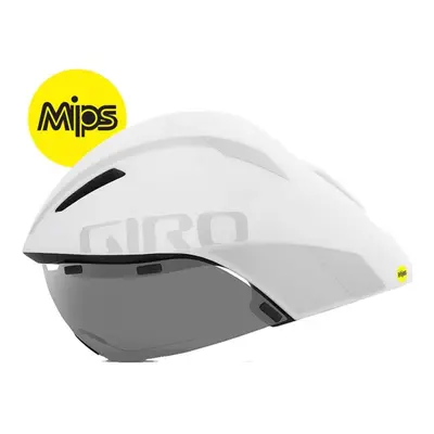 (L - CM, Matt White) Giro Aerohead Ultimate MIPS Aero / Tri Helmet