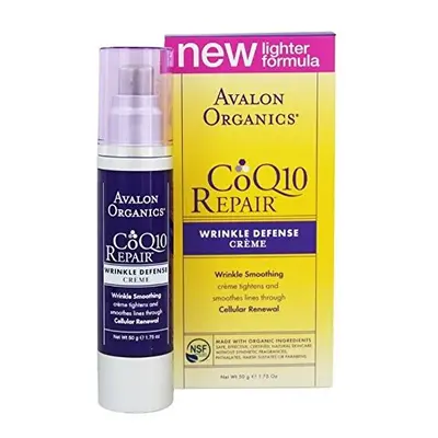 Avalon Active Organics Coq10 Wrinkle Defense Crm 1.75 Oz