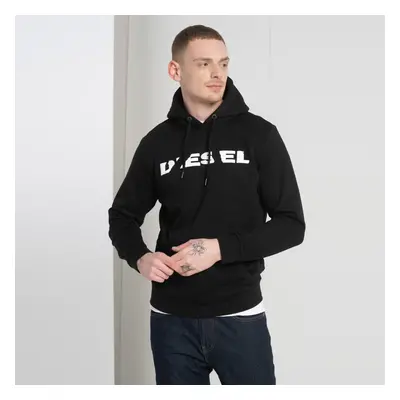 (Black, S) DIESEL AGNES BRO Mens SWEAT Hoodie