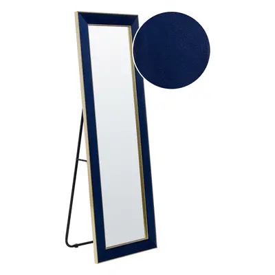 Standing Mirror LAUTREC cm Velvet Navy Blue