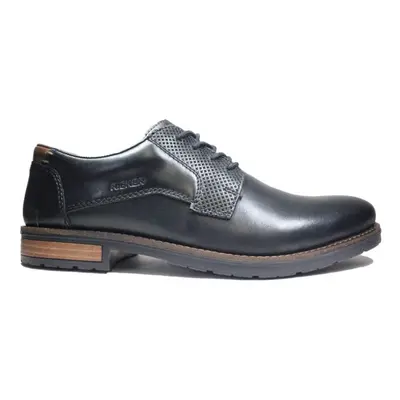 (8 (Adults')) | Dustin | Black Leather | Mens Lace Up Shoes