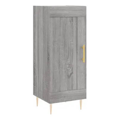 (grey sonoma) vidaXL Sideboard Storage Cabinet Side Cabinet Cupboard White Engineered Wood