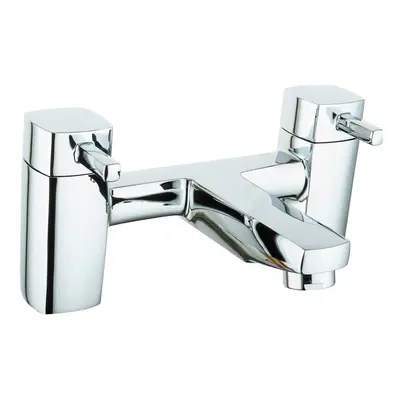 Square Bath Filler Tap Chrome Bathroom Faucet