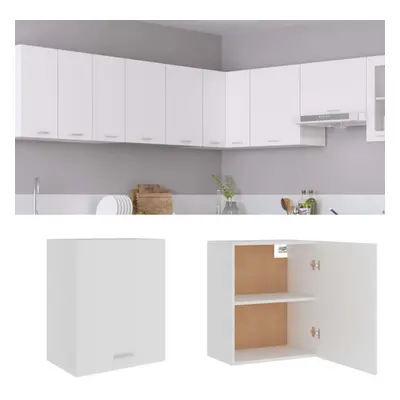 vidaXL Kitchen Cabinet White Engineered Wood Kitchen Storage Shelf Organiser