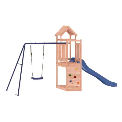 (solid douglas wood) vidaXL Outdoor Playset Wooden Playground Set Kids Swing Set Solid Wood