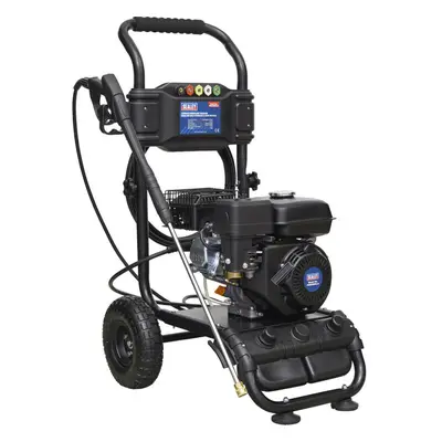 Petrol Powered Pressure Washer - 6.5hp Engine - 220bar - 5m Pressure Hose