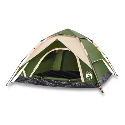 (Green, x x cm) vidaXL Camping Tent Dome Tent Lightweight Tent Blackout Fabric Quick Release