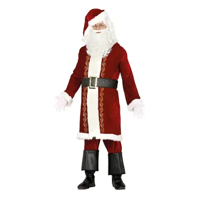 Men's chic gilded Santa Claus costume