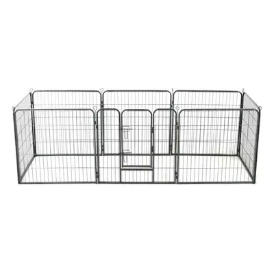 vidaXL Dog Playpen | Black