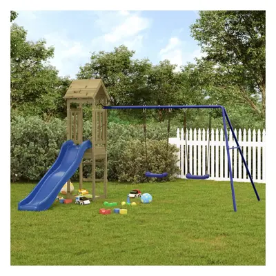 vidaXL Outdoor Playset Impregnated Wood Pine playset wooden playset