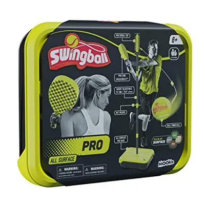 Swingball Pro All Surface, Black and Yellow, Outdoor Activities, Traditional Pole in the Ground 