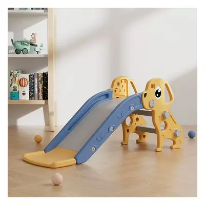 (Yellow) Outdoor Freestanding Puppy Indoor Toddler Children Play Set Slide Set