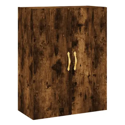 (smoked oak) vidaXL Wall Mounted Cabinet Wall Storage Cabinet Side Cabinet Engineered Wood