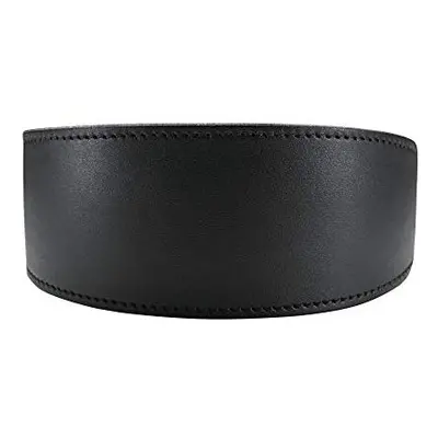 HUNTER SUPER SOFT LEATHER GREYHOUND COLLAR PADDED (M) BLACK