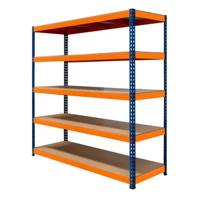 (5) Warehouse Racking S-Rax Shelving Heavy Duty Garage