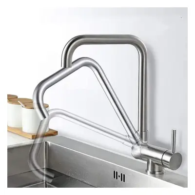 Folding Kitchen Tap Swivel Sink Mixer