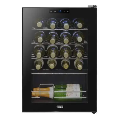 Baridi Bottle Wine Cooler Fridge with Touch Screen Controls & LED Light, Low Energy A