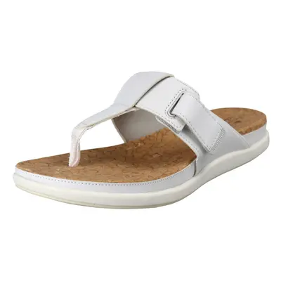 (White, UK 8) Ladies Cloud Steppers By Clarks Mule Sandals Step June Shell - D Fit