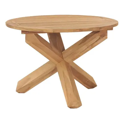 vidaXL Solid Teak Wood Garden Dining Table Outdoor Furniture Dinner Table