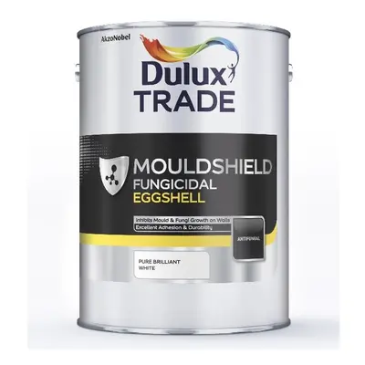 Dulux Trade Mouldshield Fungicidal Eggshell Pure Brilliant White 5L