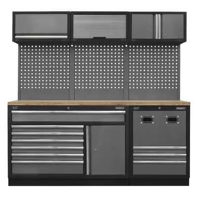 Modular Garage Storage Unit - x x 2000mm - 36mm Pressed Wood Worktop