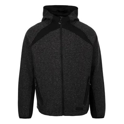 (S, Black) Trespass Mens Active Top Hooded Full Zip Chapa