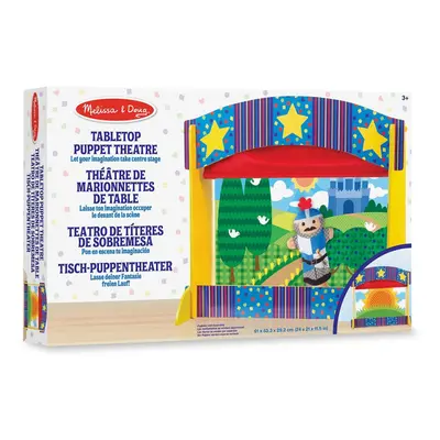 Melissa & Doug Tabletop Puppet Theatre - Sturdy Wooden Construction