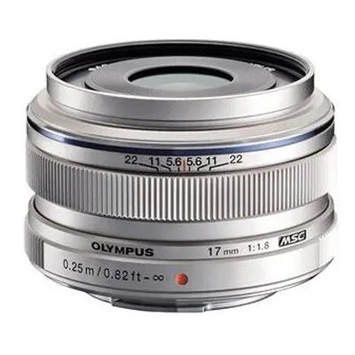 Olympus M.ZUIKO DIGITAL 17mm 1:1.8 Lens - Silver