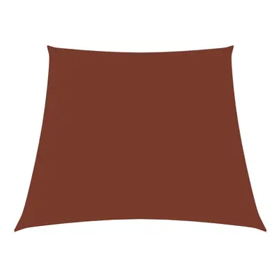 vidaXL Sunshade Sail Oxford Fabric Trapezium 3/5x4 m Terracotta Sunscreen