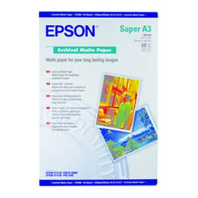 Epson Archival Matte Paper, DIN A3+, 192g/mÂ², Sheets