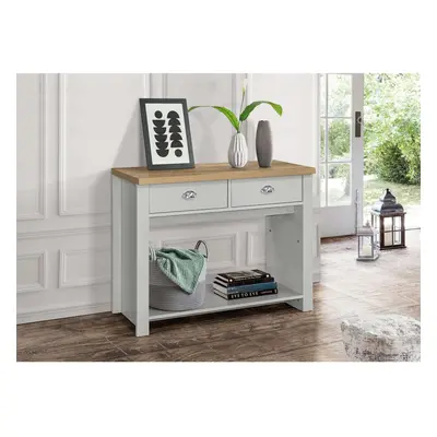 Console Table Grey & Oak Birlea Highgate Drawer Farmhouse Shabby Chic