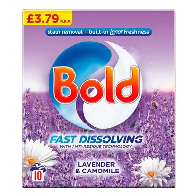 Bold Washing Powder Lavender & Camomile Washes 650g ( Pack of )