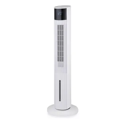 Geepas 42-inch Oscillating Tower Fan With Remote Control, White