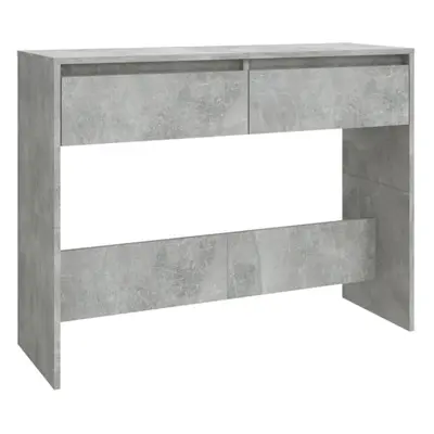 (concrete grey) vidaXL Console Table Chipboard Hallway Table for Under Mirror Multi Colours