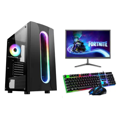 FCS Fast Gaming Intel Quad Core i5 8GB RAM 1TB HDD PC Bundle & Monitor