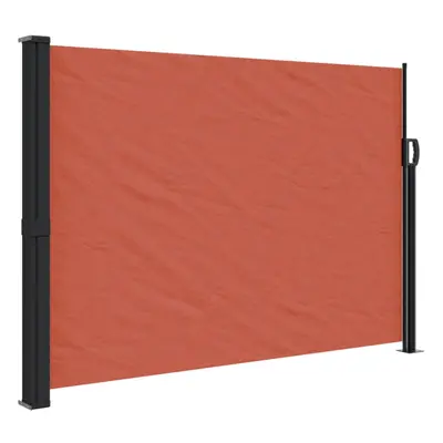 (terracotta, x cm) vidaXL Retractable Side Awning Outdoor Privacy Screen Balcony Sunshade Shelte