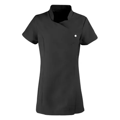 (24, Black) Premier Ladies/Womens *Blossom* Tunic / Health Beauty & Spa / Workwear (Pack of 2)