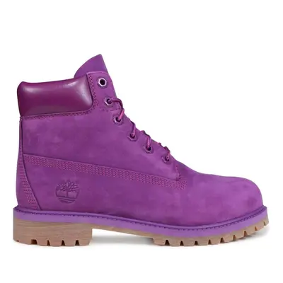 (UK 4-EU 37-US 4.5Y) Timberland 6" Premium Juniors Waterproof Boots Bright Purple UK 3-6.5