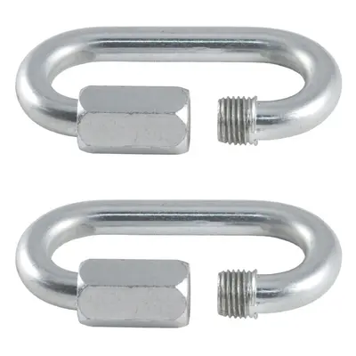 2x 8mm Stainless Steel Quick Link Wire Rope Chain Link Carbine Screw Loop