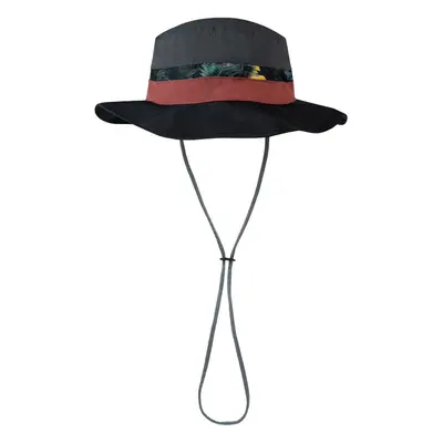 (SM, Black) Buff Adults Explore Booney UPF Lightweight Festival Bucket Hat - Black