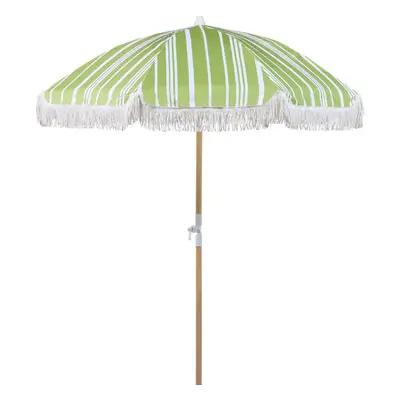 Garden Market Parasol 1.5 m Green and White MONDELLO