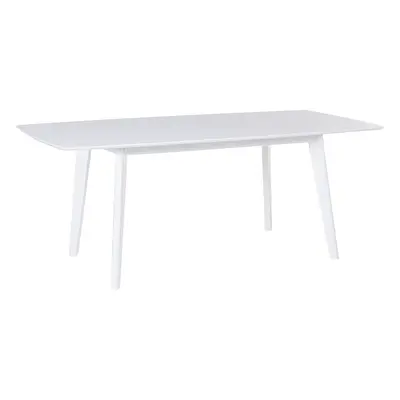 Extending Dining Table SANFORD 150/195 cm cm White